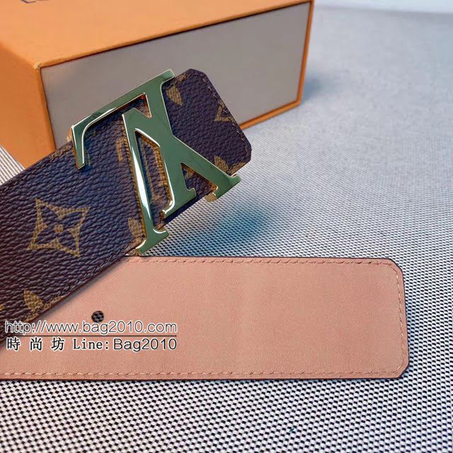 LV新款男士皮帶 路易威登雙面腰帶 經典原單系列  jjp1821